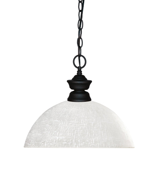 Pendant Z-Lite 100701MB-DWL14 Matte Black Shark 1 Light Pendant Z-Lite