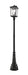 Outdoor Post Mounted Fixture Z-Lite 568PHXLR-564P-BK Black Beacon 3 Light Outdoor Post Mounted Fixture Z-Lite