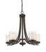 Chandelier Z-Lite 426-5-OB Olde Bronze Willow 5 Light Chandelier Z-Lite