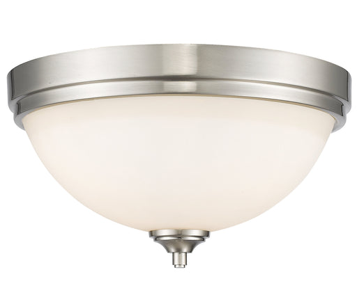 Flush Mount Z-Lite 435F3-BN Brushed Nickel Bordeaux 3 Light Flush Mount Z-Lite