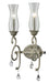 Wall Sconce Z-Lite 720-2S-AS Antique Silver Melina 2 Light Wall Sconce Z-Lite