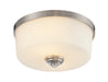 Flush Mount Z-Lite 226F2 Brushed Nickel Lamina 2 Light Flush Mount Z-Lite