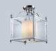 Semi Flush Mount Z-Lite 176-3SF-M Chrome Fairview 3 Light Semi Flush Mount Z-Lite