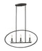 Linear Chandelier Z-Lite 2010-3L-BRZ Bronze Verona 3 Light Linear Chandelier Z-Lite
