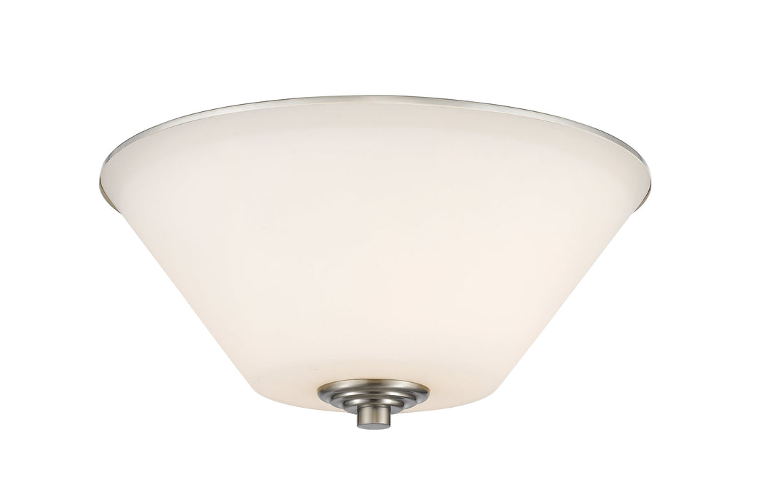 Flush Mount Z-Lite 432F2-BN Brushed Nickel Jarra 2 Light Flush Mount Z-Lite