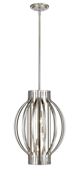 Pendant Z-Lite 436-16BN Brushed Nickel Moundou 4 Light Pendant Z-Lite