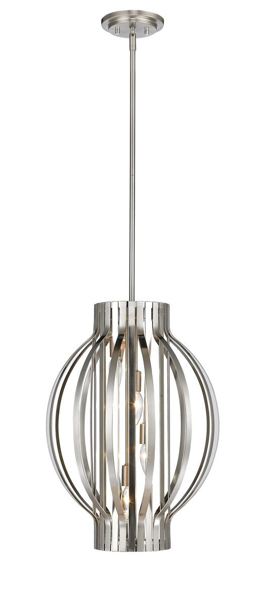 Pendant Z-Lite 436-16BN Brushed Nickel Moundou 4 Light Pendant Z-Lite