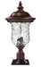 Outdoor Pier Mounted Fixture Z-Lite 533PHB-533PM-RBRZ Bronze Armstrong 3 Light Outdoor Pier Mounted Fixture Z-Lite