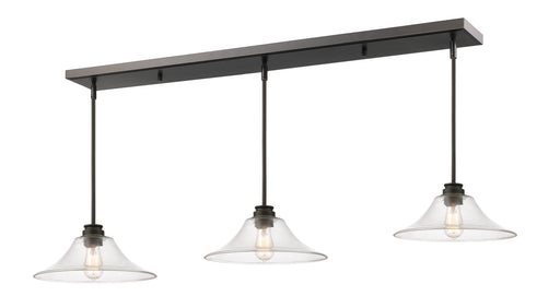 Linear Chandelier Z-Lite 428MP14-3OB Olde Bronze Annora 3 Light Linear Chandelier Z-Lite