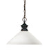 Pendant Z-Lite 100701OB-AMO14 Olde Bronze Shark 1 Light Pendant Z-Lite