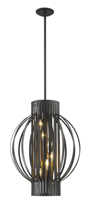 Pendant Z-Lite 436-20BRZ Bronze Moundou 6 Light Pendant Z-Lite