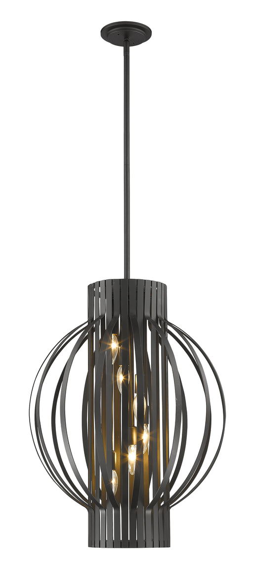 Pendant Z-Lite 436-20BRZ Bronze Moundou 6 Light Pendant Z-Lite