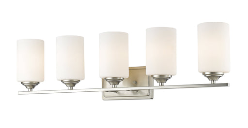 Vanity Light Z-Lite 435-5V-BN Brushed Nickel Bordeaux 5 Light Vanity Z-Lite