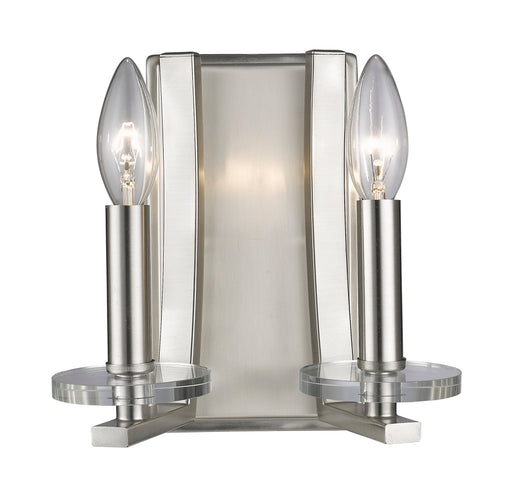 Wall Sconce Z-Lite 2010-2S-BN Brushed Nickel Verona 2 Light Wall Sconce Z-Lite