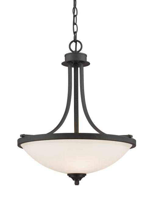 Pendant Z-Lite 435P-BRZ Bronze Bordeaux 3 Light Pendant Z-Lite
