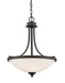 Pendant Z-Lite 435P-BRZ Bronze Bordeaux 3 Light Pendant Z-Lite