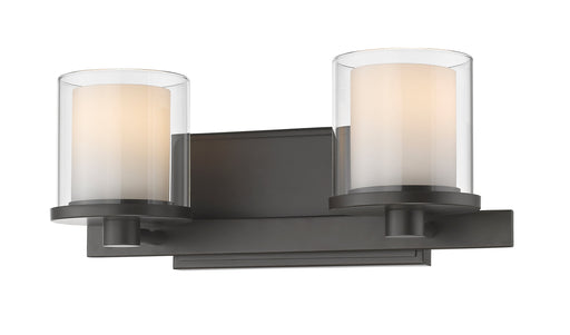 Vanity Light Z-Lite 1918-2V-BRZ-LED Bronze Schema 2 Light Vanity Z-Lite