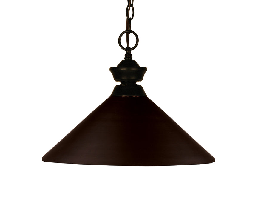 Pendant Z-Lite 100701BRZ-MBRZ Bronze Shooter 1 Light Pendant Z-Lite