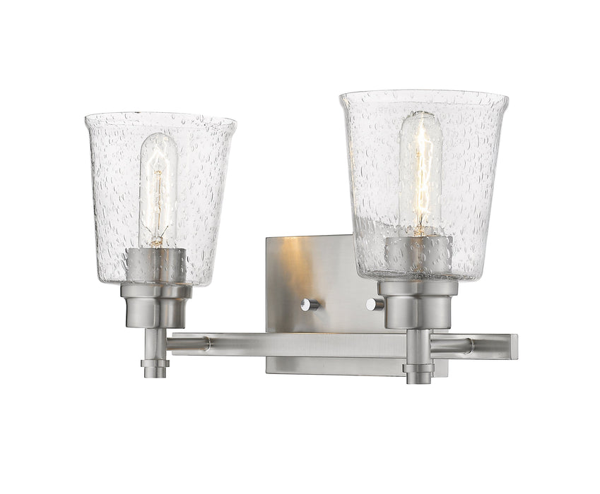 Vanity Light Z-Lite 464-2V-BN Brushed Nickel Bohin 2 Light Vanity Z-Lite