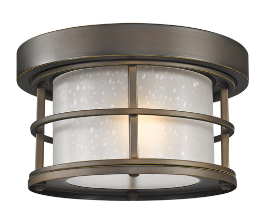 Outdoor Flush Mount Z-Lite 556F-ORB Oil Rubbed Bronze Exterior Additions 1 Light Outdoor Flush Mount Z-Lite