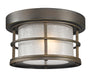 Outdoor Flush Mount Z-Lite 556F-ORB Oil Rubbed Bronze Exterior Additions 1 Light Outdoor Flush Mount Z-Lite