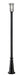 Outdoor Post Mounted Fixture Z-Lite 549PHMR-519P-BK Black Abbey 1 Light Outdoor Post Mounted Fixture Z-Lite