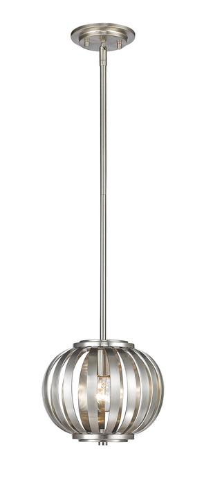 Pendant Z-Lite 438-8BN Brushed Nickel Moundou 1 Light Pendant Z-Lite