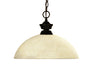 Pendant Z-Lite 100701BRZ-DGM14 Bronze Challenger/Riviera Bronze 1 Light Pendant Z-Lite