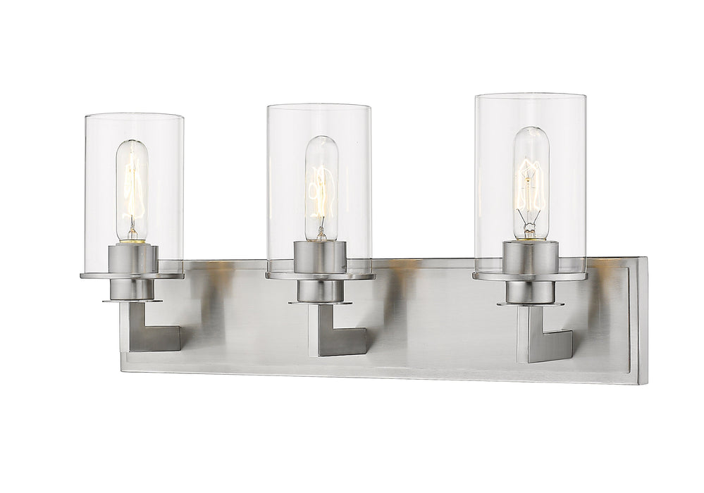 Vanity Light Z-Lite 462-3V-BN Brushed Nickel Savannah 3 Light Vanity Z-Lite