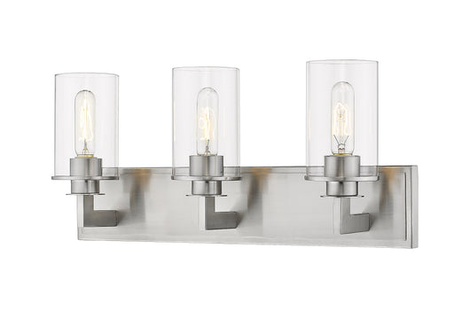 Vanity Light Z-Lite 462-3V-BN Brushed Nickel Savannah 3 Light Vanity Z-Lite