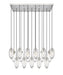 Linear Chandelier Z-Lite 651P-17L-BN Brushed Nickel Arden 17 Light Linear Chandelier Z-Lite