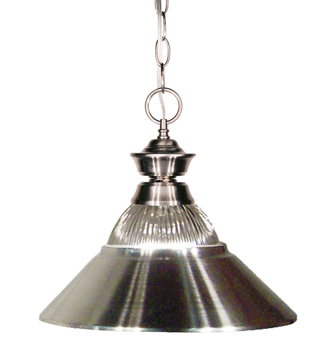 Pendant Z-Lite 100701BN-RBN Brushed Nickel Pendant Lights 1 Light Pendant Z-Lite