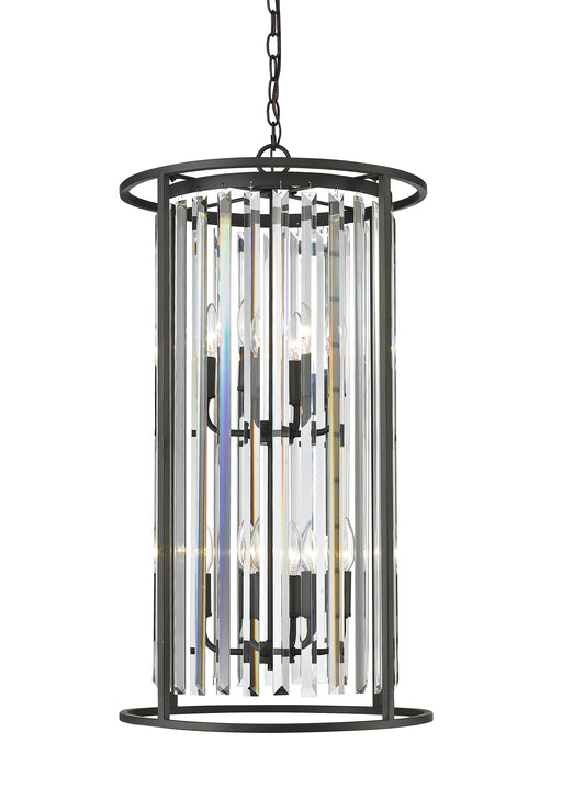 Chandelier Z-Lite 439-8BRZ Bronze Monarch 8 Light Chandelier Z-Lite