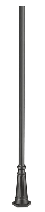 Outdoor Posts + Hardware Z-Lite 519P-BK Black Outdoor Post Light Outdoor Posts + Hardware Z-Lite