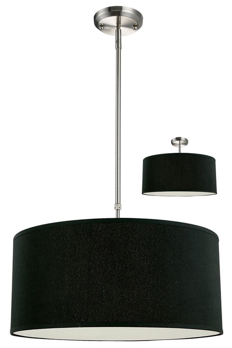 Pendant Z-Lite 171-20B-C Brushed Nickel Albion 3 Light Pendant Z-Lite
