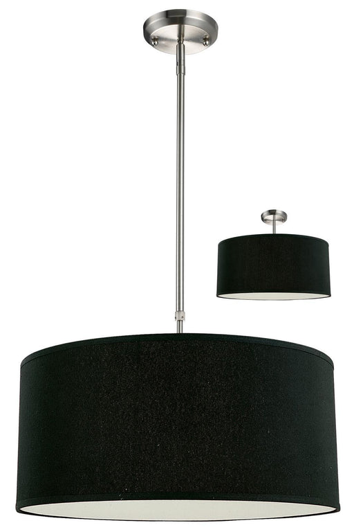 Pendant Z-Lite 171-20B-C Brushed Nickel Albion 3 Light Pendant Z-Lite