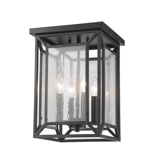 Flush Mount Z-Lite 6005F-BRZ Bronze Braum 4 Light Flush Mount Z-Lite