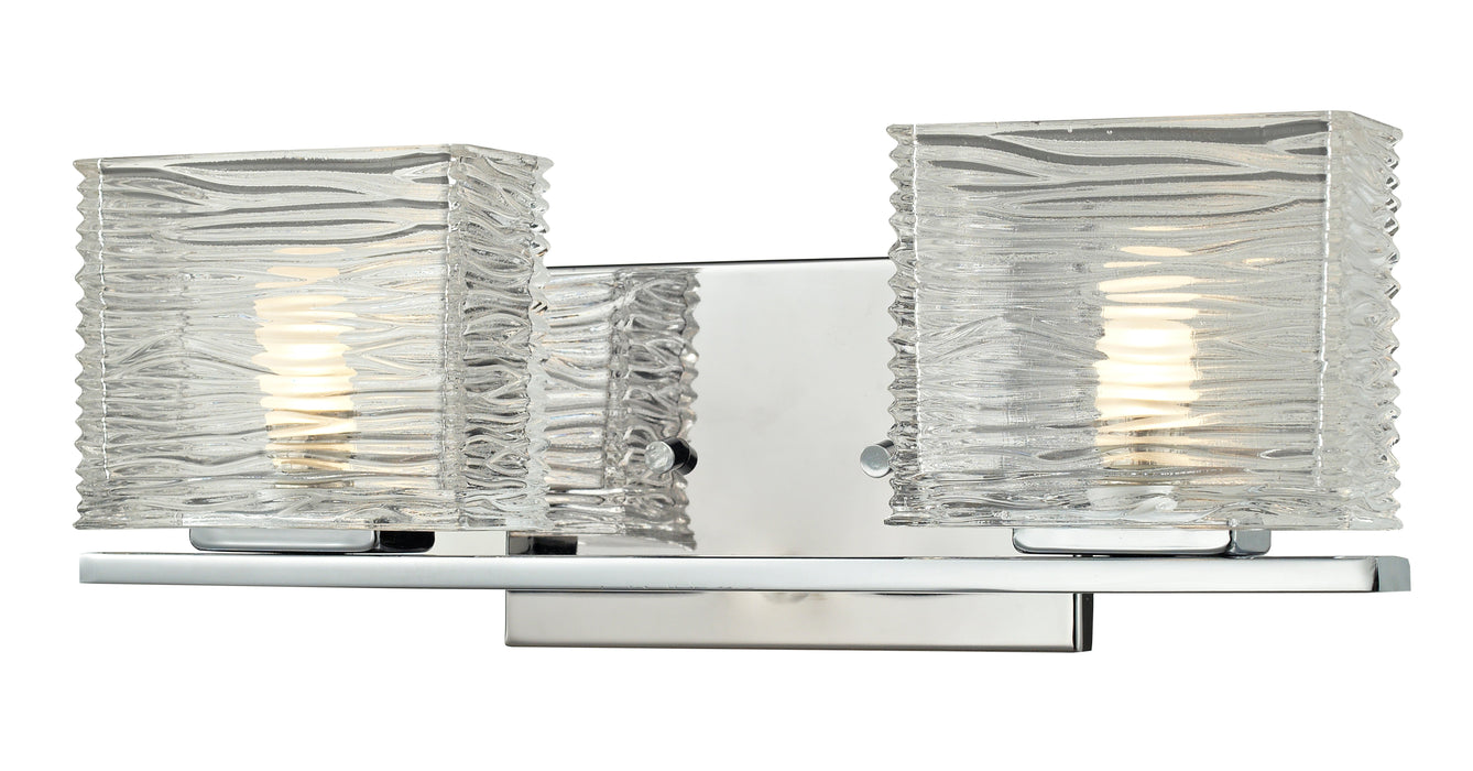 Vanity Light Z-Lite 3025-2V Chrome Jaol 2 Light Vanity Z-Lite