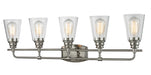 Vanity Light Z-Lite 428-5V-BN Brushed Nickel Annora 5 Light Vanity Z-Lite