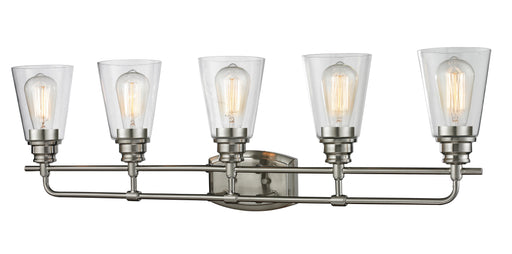 Vanity Light Z-Lite 428-5V-BN Brushed Nickel Annora 5 Light Vanity Z-Lite
