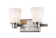 Vanity Light Z-Lite 7001-2V-BN Brushed Nickel Kayla 2 Light Vanity Z-Lite