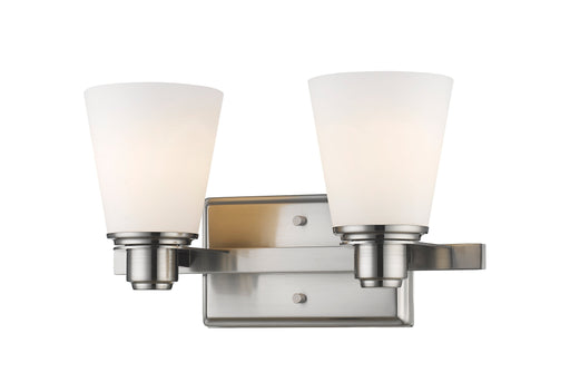Vanity Light Z-Lite 7001-2V-BN Brushed Nickel Kayla 2 Light Vanity Z-Lite