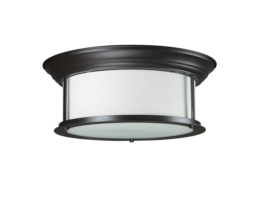 Flush Mount Z-Lite 2004F16-BRZ Bronze Sonna 3 Light Flush Mount Z-Lite