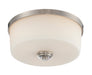 Flush Mount Z-Lite 226F3 Brushed Nickel Lamina 3 Light Flush Mount Z-Lite