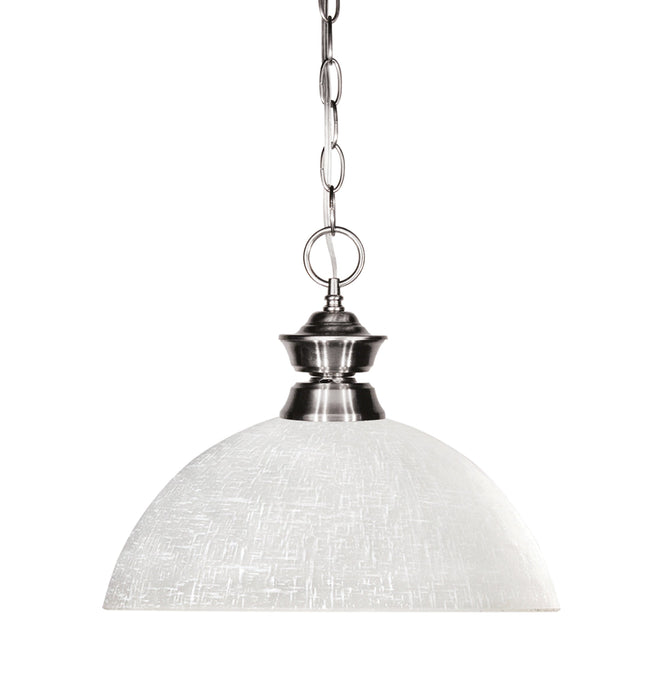 Pendant Z-Lite 100701BN-DWL14 Brushed Nickel Shark 1 Light Pendant Z-Lite