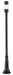 Outdoor Post Mounted Fixture Z-Lite 553PHB-518P-BK-LED Black Luminata 1 Light Outdoor Post Mounted Fixture Z-Lite