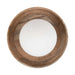 Pendant Canarm IPL2153B01NA Kali 1-Light Pendant with Natural Mango Wood & Frosted Glass Globe Canarm