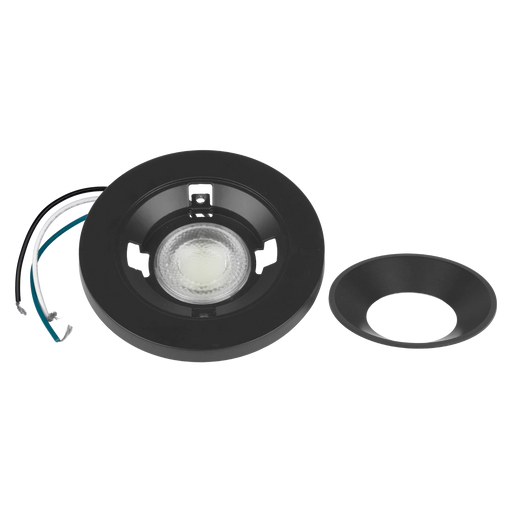 LED Surface Mount Downlights American Lighting LUNRG4-5CCT-BK Lunette 4-inch Regressed LED Surface Mount Downlight 5CCT Black American Lighting