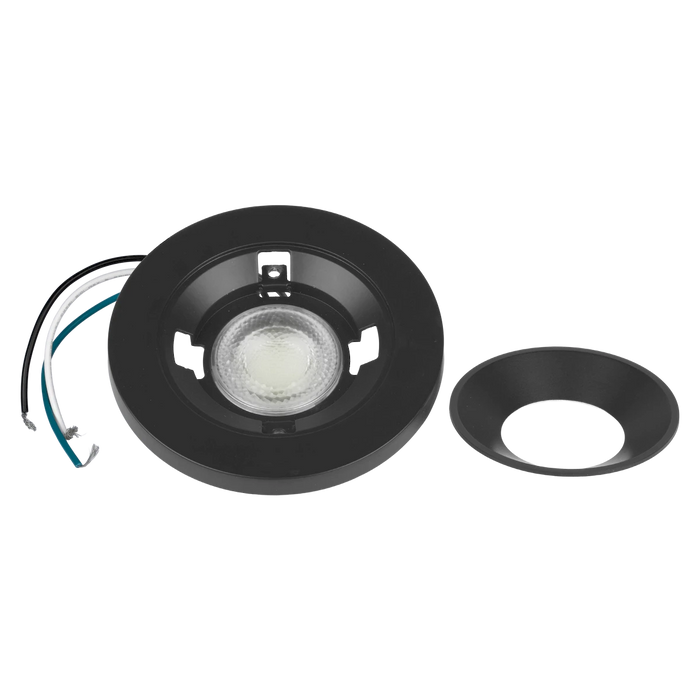 LED Surface Mount Downlights American Lighting LUNRG4-5CCT-BK Lunette 4-inch Regressed LED Surface Mount Downlight 5CCT Black American Lighting