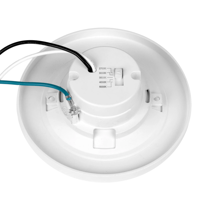 LED Surface Mount Downlights American Lighting : LUNDRG4-5CCT-WH : Lunette 4-inch Diffuse Regressed LED Surface Mount Downlight, 5CCT, White American Lighting